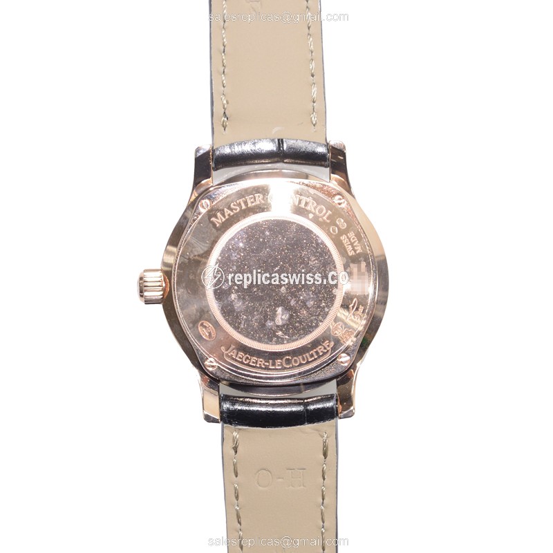 Jaeger-Lecoultre Q1382404 Replica - Ultra Thin - Auto - 18kt Rose Gold - Diamond Dial - View 3