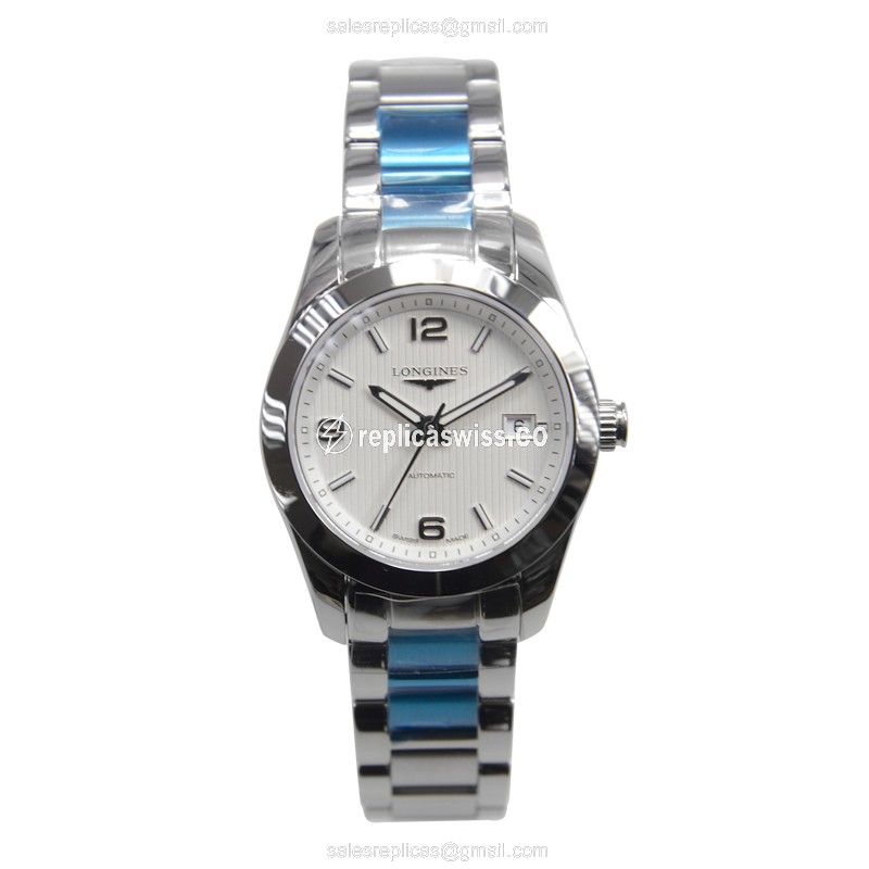 Longines Conquest Classic Replica - Automatic - Silver - Steel Case & Band - View 2