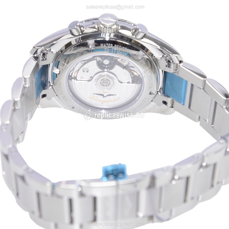 Longines CONQUEST CLASSIC Replica - Automatic - Steel Case - Silver Dial - View 4