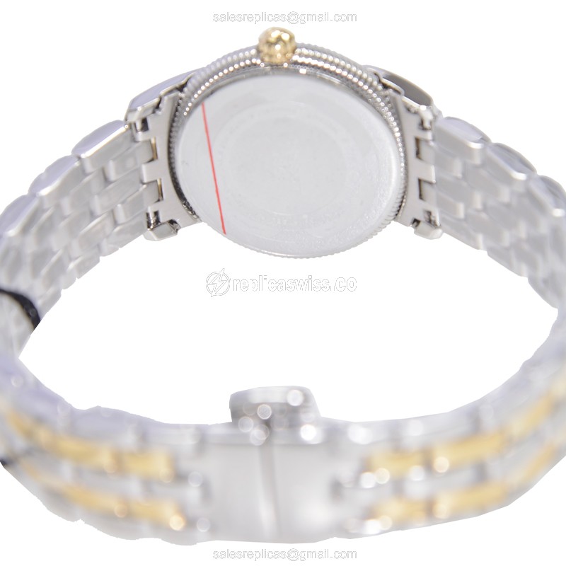 Replica Tissot T-CLASSIC - Quartz - Stainless Steel Case - White Dial - Silver Steel Band - View 4