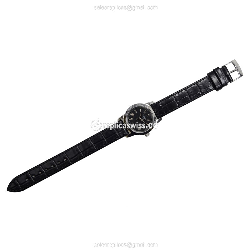 Tissot T-CLASSIC Quartz - Black Dial - Leather Strap - Buckle Clasp - View 2
