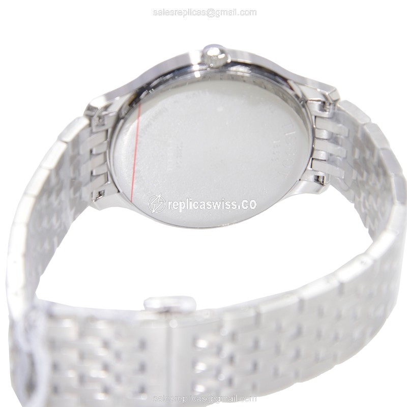 Tissot T-CLASSIC Replica - Quartz - Stainless Steel Case - Gray Dial - Silver Band - View 4