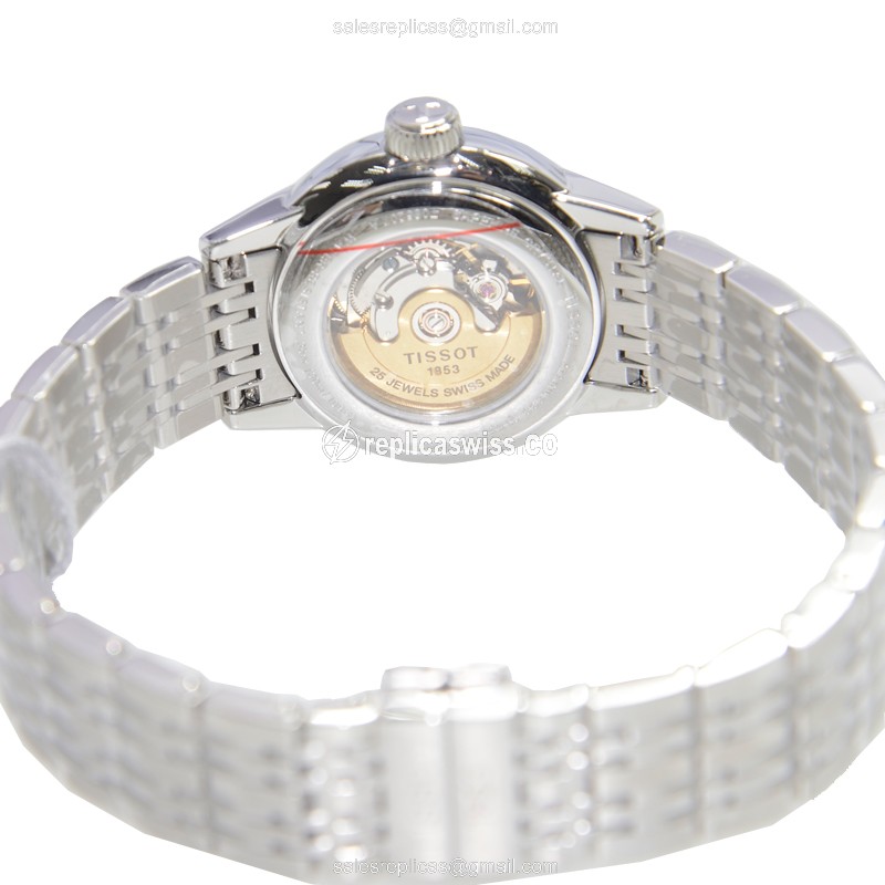 Tissot T-CLASSIC Automatic - Steel Case - White Dial - Silver Strap - View 4