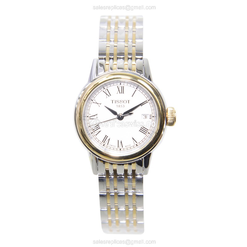 Rolex T-Classic Replica - Quartz - Stainless Steel - Silver Dial - Steel Clasp - View 2
