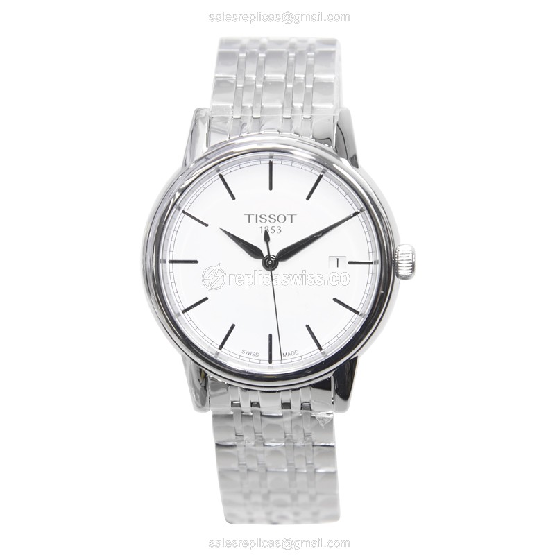 Rolex T-CLASSIC Quartz Replica - White Dial - Stainless Steel Case & Strap - 11mm - View 2
