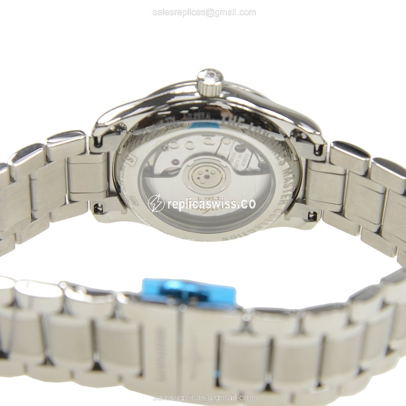 Longines L2.257.4.77.6 Replica - Automatic - Silver Case, Dial, Steel Strap - View 4