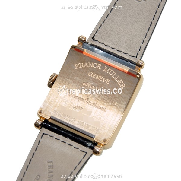 Franck Muller Master Square Watch - Automatic - Rose Gold - View 3