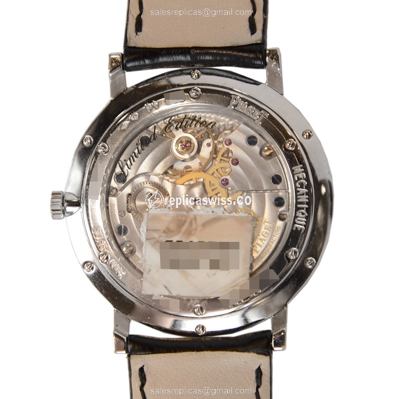 Piaget Altipiano Replica - Auto - 18kt White Gold - Silver - View 3