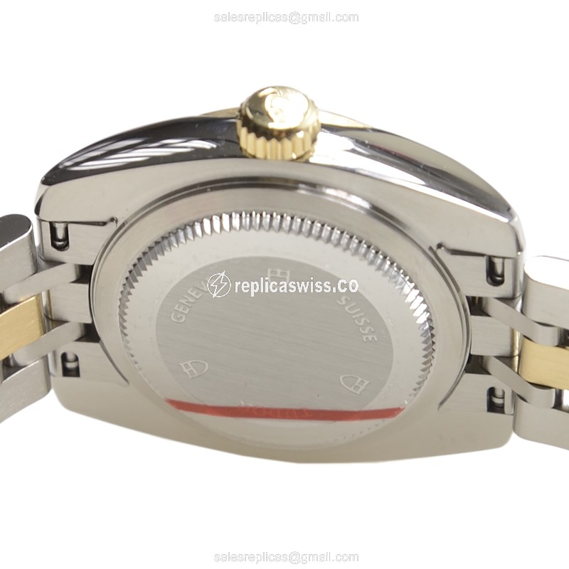Tudor Classic - Automatic - 18kt Gold & Steel - Gold Dial - Silver Clasp - View 4