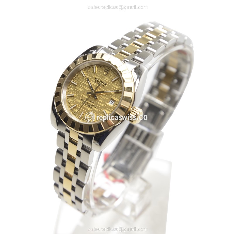 Tudor CLASSIQUE Replica - Gold - 18kt & Steel - Automatic - View 3