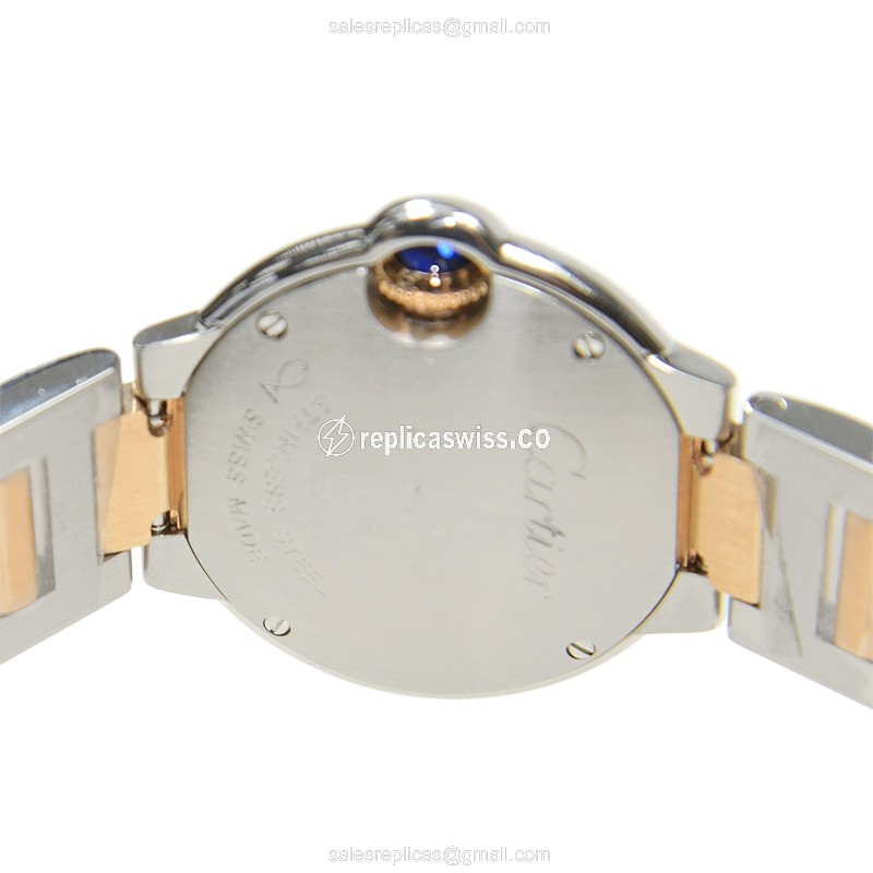 Cartier Ballon Bleu Quartz - Silver Dial - Steel Case - Silver Strap - View 4