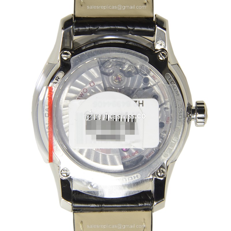 Omega DE VILLE Replica | Automatic | Stainless Steel | Gray Dial | Black Alligator Strap - View 3