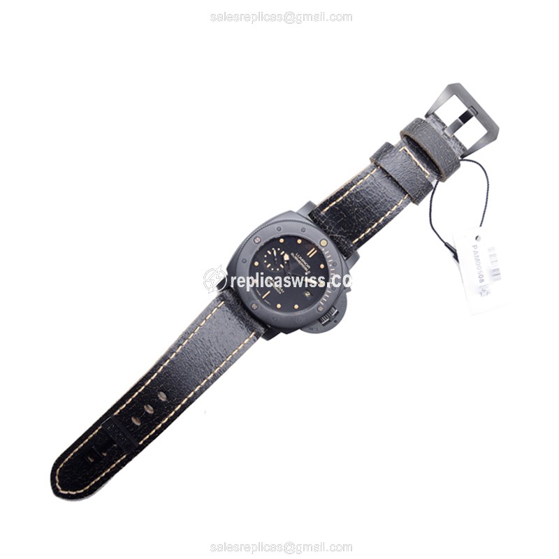 Panerai PAM00508 Replica - Automatic - Ceramic - Black Dial - View 2
