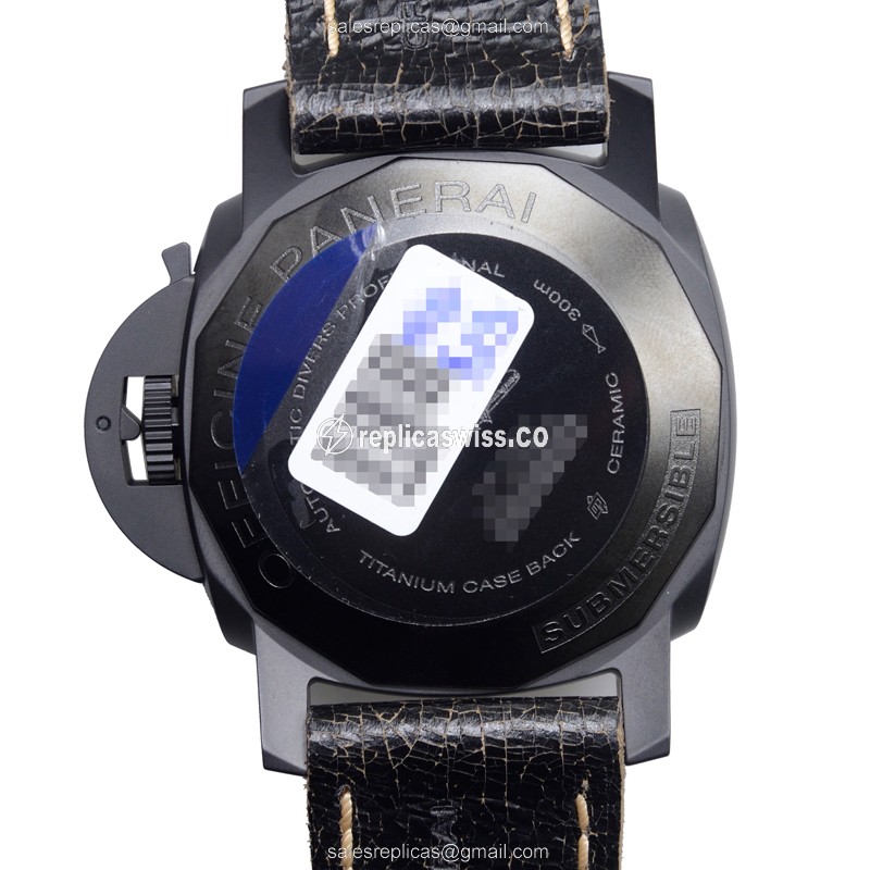 Panerai PAM00508 Replica - Automatic - Ceramic - Black Dial - View 3