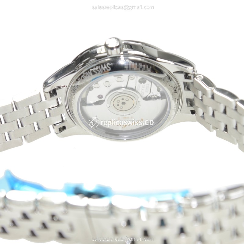 Longines L4.274.4.12.6 Flagship - Auto - Stainless Steel Case - White Dial - Silver Clasp & Band - View 4