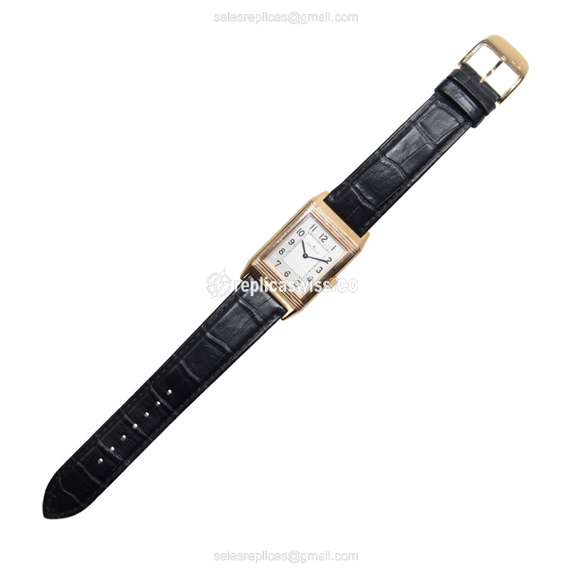 Jaeger-Lecoultre Q2782520 REVERSO - Manual - 18kt Rose Gold - White Dial - Buckle Clasp - View 2