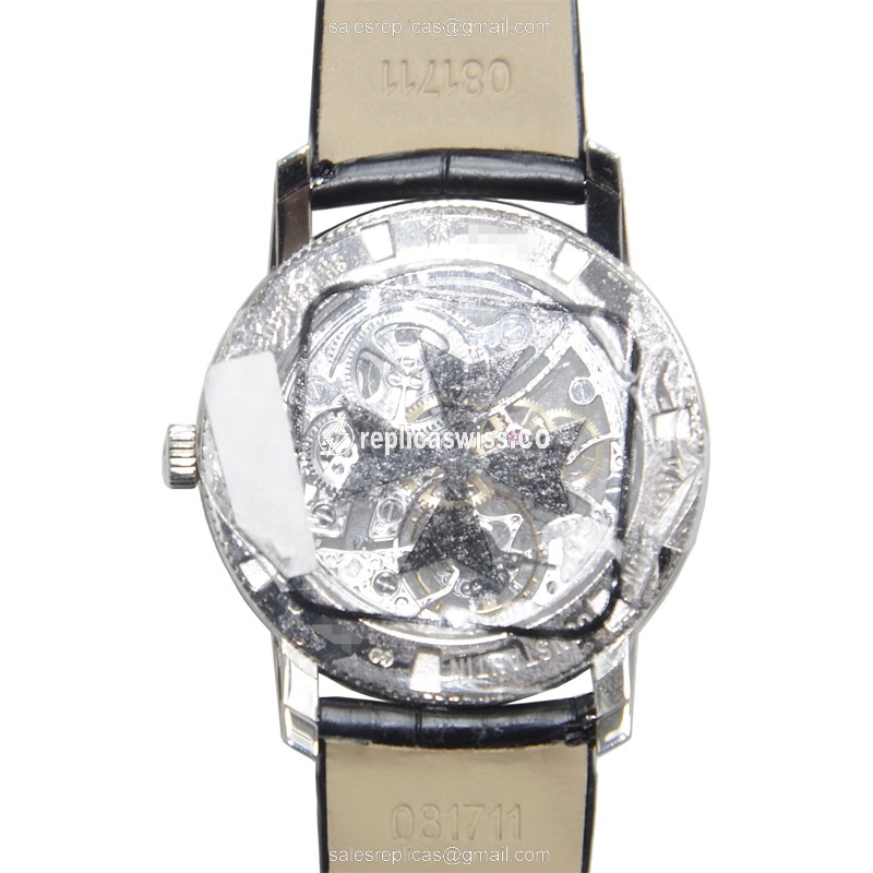 Vacheron Constantin 33158/000G-9394 TRADITIONNELLE - Manual Wind - 18kt Gold - Silver Dial - Black Alligator Strap - View 3
