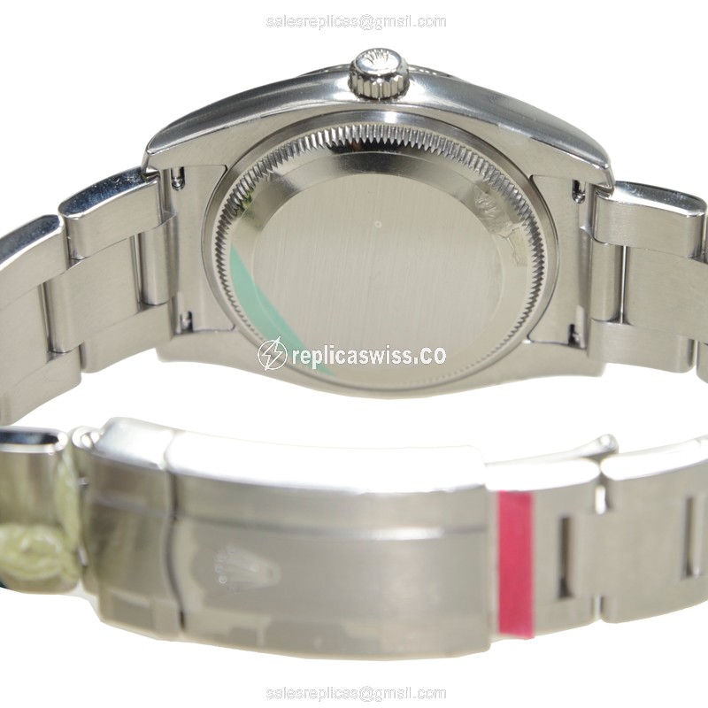Rolex Datejust Replica - Automatic - White Gold & Steel - Silver Dial - View 4