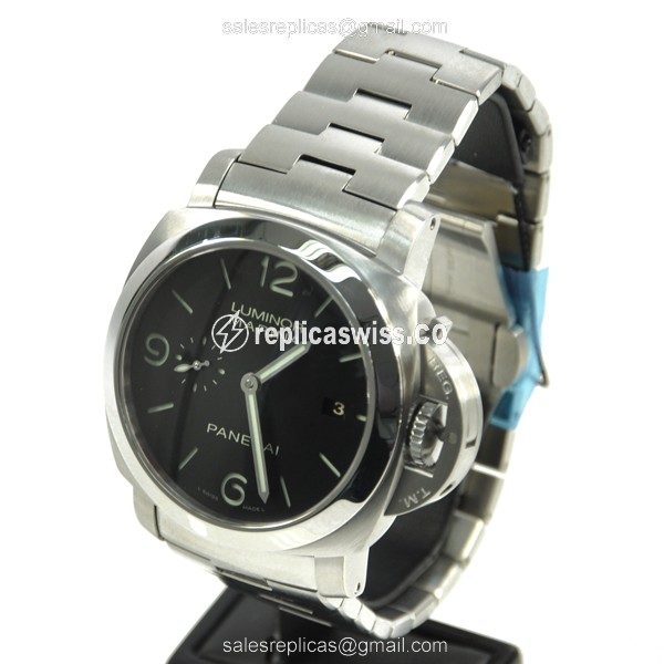 Panerai Luminor PAM00328 Replica - Automatic - Steel - Black - View 3