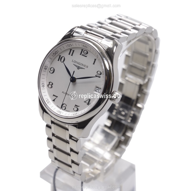 Rolex L2.665.4.78.6 Replica - Automatic | Steel Case | Silver Dial | Steel Strap - View 3