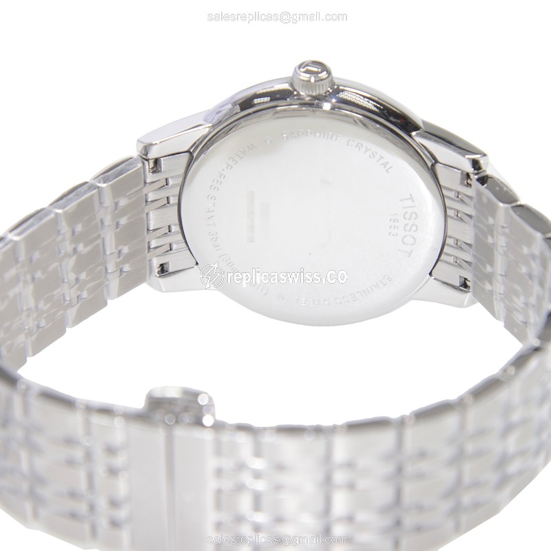 Rolex T-CLASSIC Quartz Replica - White Dial - Stainless Steel Case & Strap - 11mm - View 4