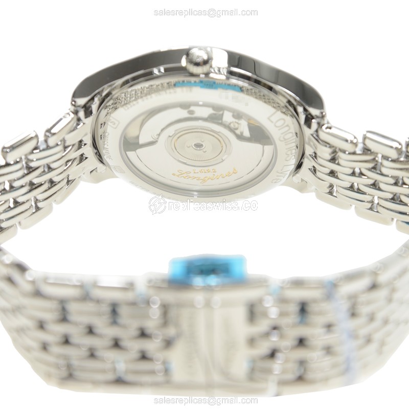Longines Lyre Automatic - Stainless Steel Case - White Dial - Silver Strap - View 4