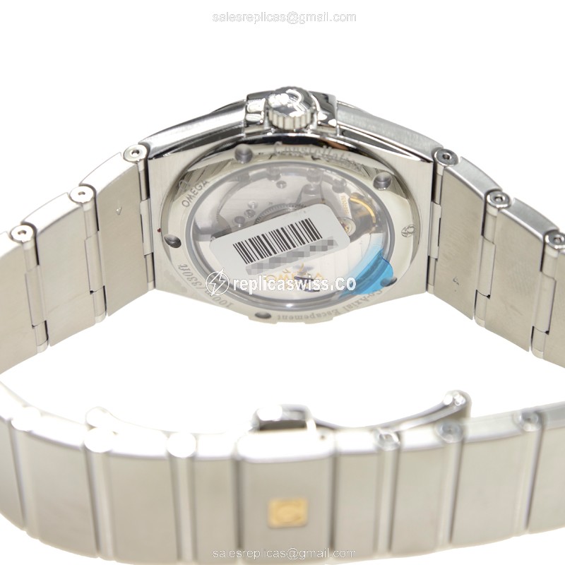 Omega Constellation Replica - Automatic - Silver Steel Case - Silver Dial - Steel Strap - View 4