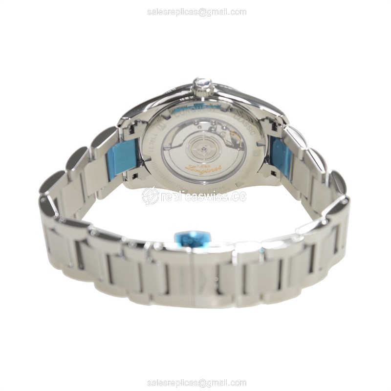 Longines CONQUEST CLASSIC Replica - Automatic - Silver Dial - Steel Case & Band - View 4