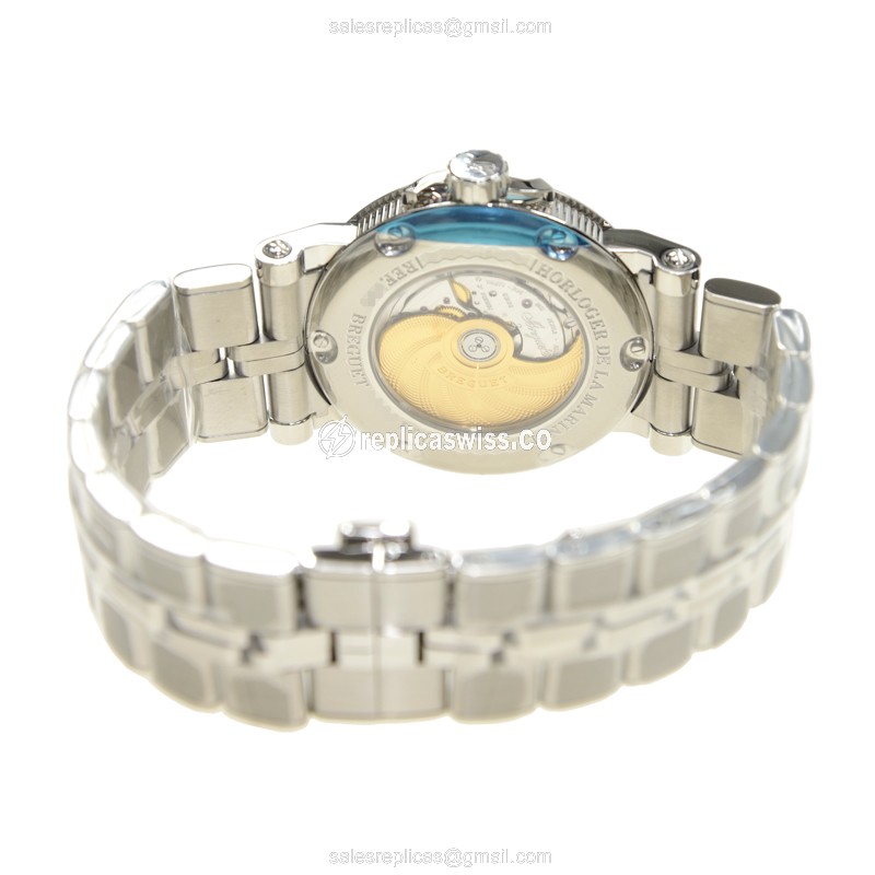 Breguet Marine Replica - Automatic - Steel Case - Silver Dial - Silver Strap - View 4