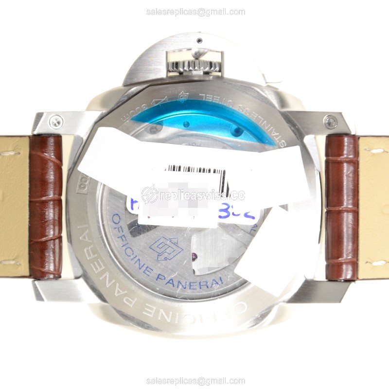 Panerai PAM00320 Luminor Replica Automatic Steel Black Dial - View 3