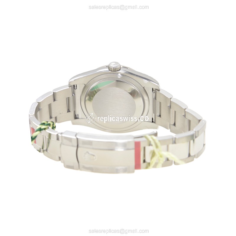 Rolex Datejust Replica - Automatic | Silver Dial | Clasp | Silver Steel Strap - View 4