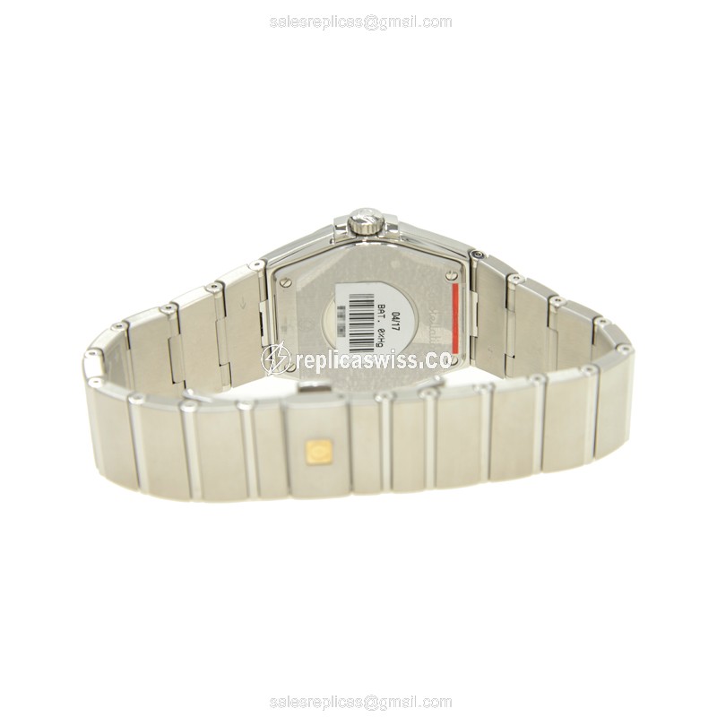 Omega Constellation Replica - Quartz - Silver Dial, Steel Case & Clasp - View 4