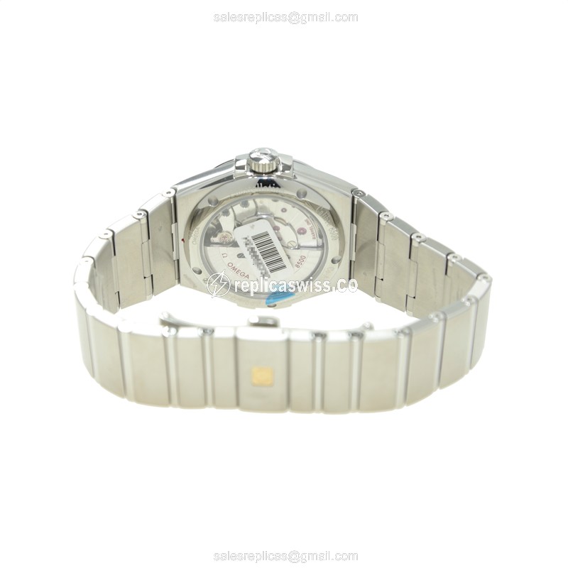 Omega Constellation Replica - Automatic - Silver Steel Case - Silver Dial - Steel Clasp - View 4