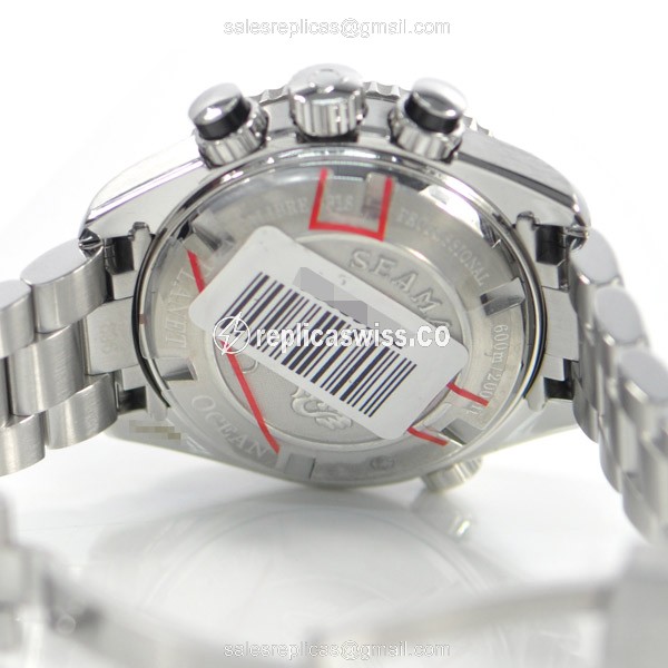 Omega Seamaster Replica - Automatic - Stainless Steel - Black Dial - Silver Clasp - View 3