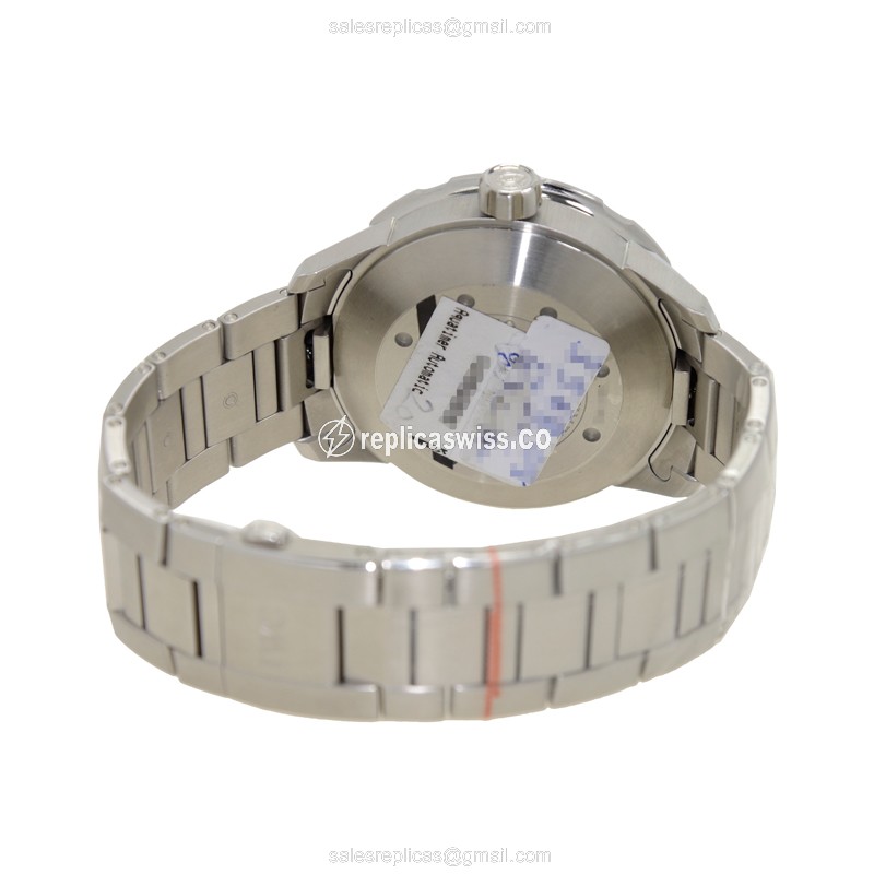 IWC AQUATIMER Automatic - Stainless Steel Case - Black Dial - Silver Steel Strap - View 4