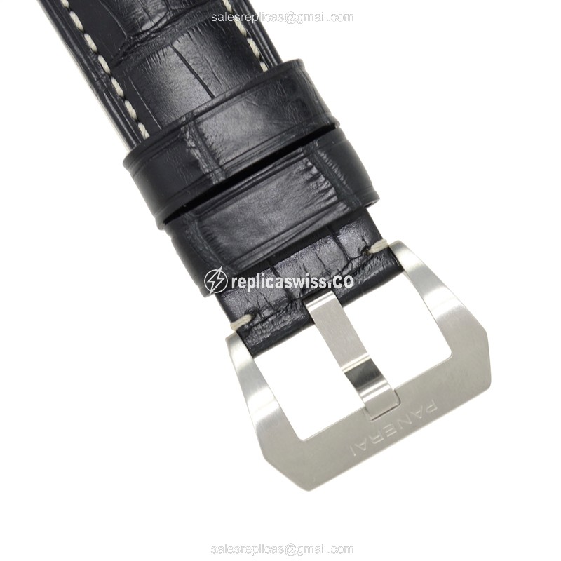 Panerai PAM00312 LUMINOR Replica - Automatic - Steel - Black Dial - Buckle Clasp - View 4
