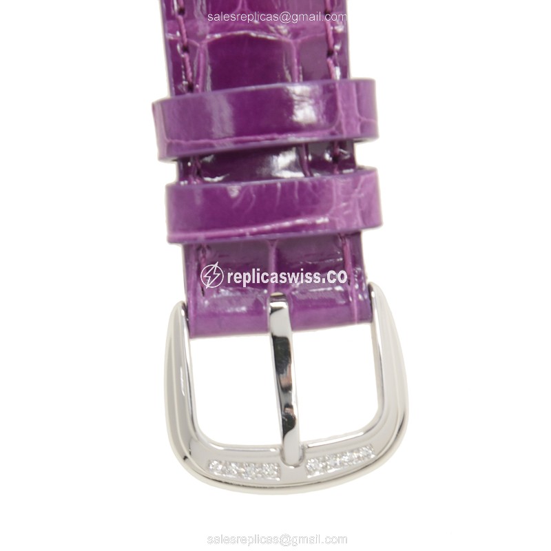 Franck Muller Cintree Curvex Watch - Auto - Silver - Purple - View 4