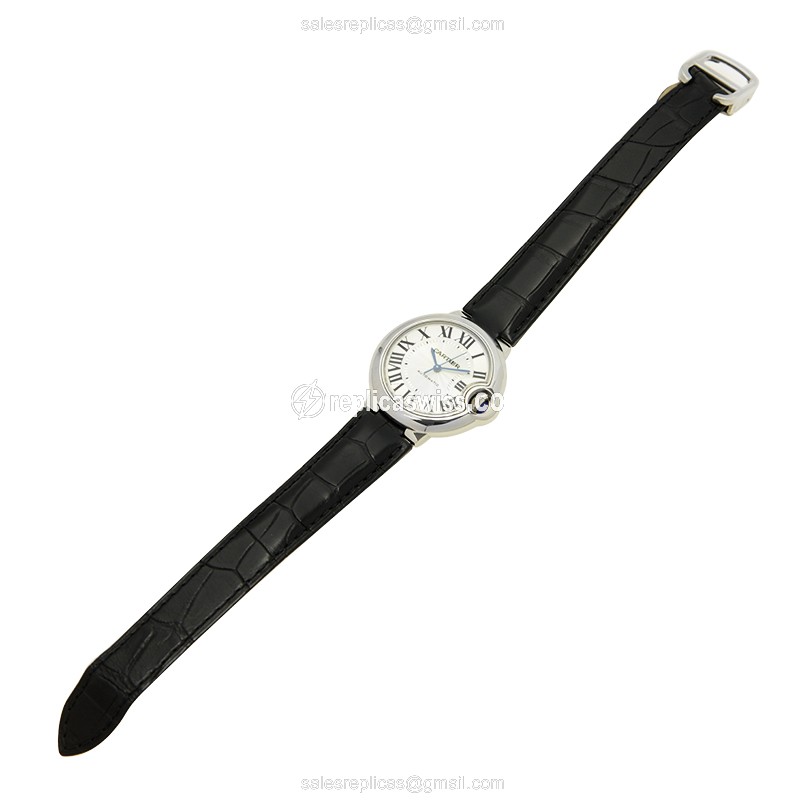 Cartier Ballon Bleu Replica - Automatic - Steel - White Dial - View 2