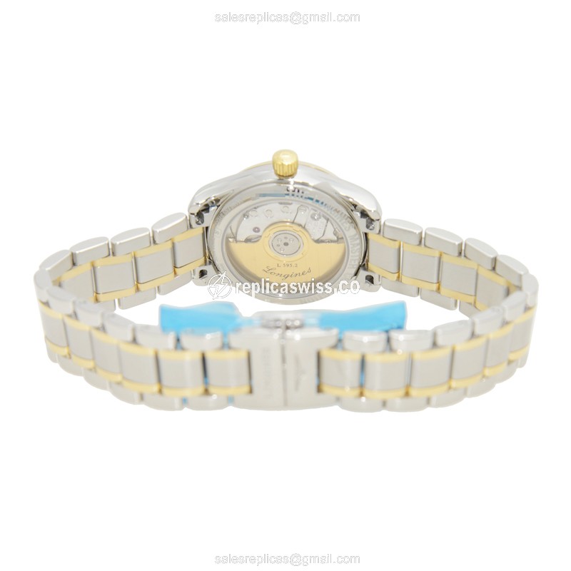 Longines Master Replica - Automatic - White Dial - 18kt & Steel - 40mm - View 4
