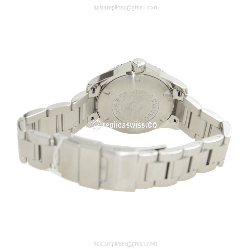 Longines CONQUEST Replica - Automatic - Steel Case - Blue Dial on Silver Strap - View 4