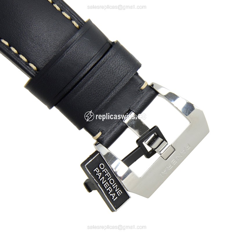 Panerai PAM00560 Replica - Manual Wind - Steel - Black Dial - View 4