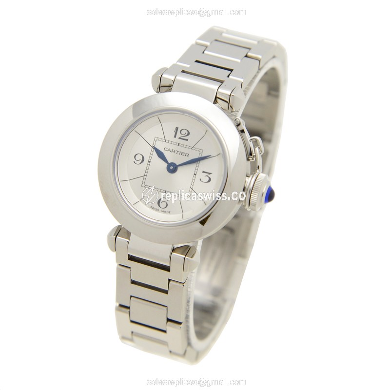 Cartier W3140007 PASHA DE CARTIER Quartz Stainless Steel - View 3