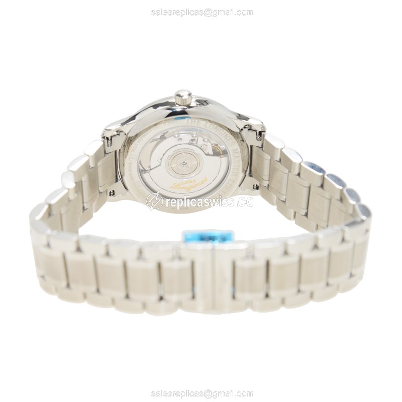 Longines L2.708.4.78.6 Replica - Automatic - Stainless Steel Case - White Dial - View 4