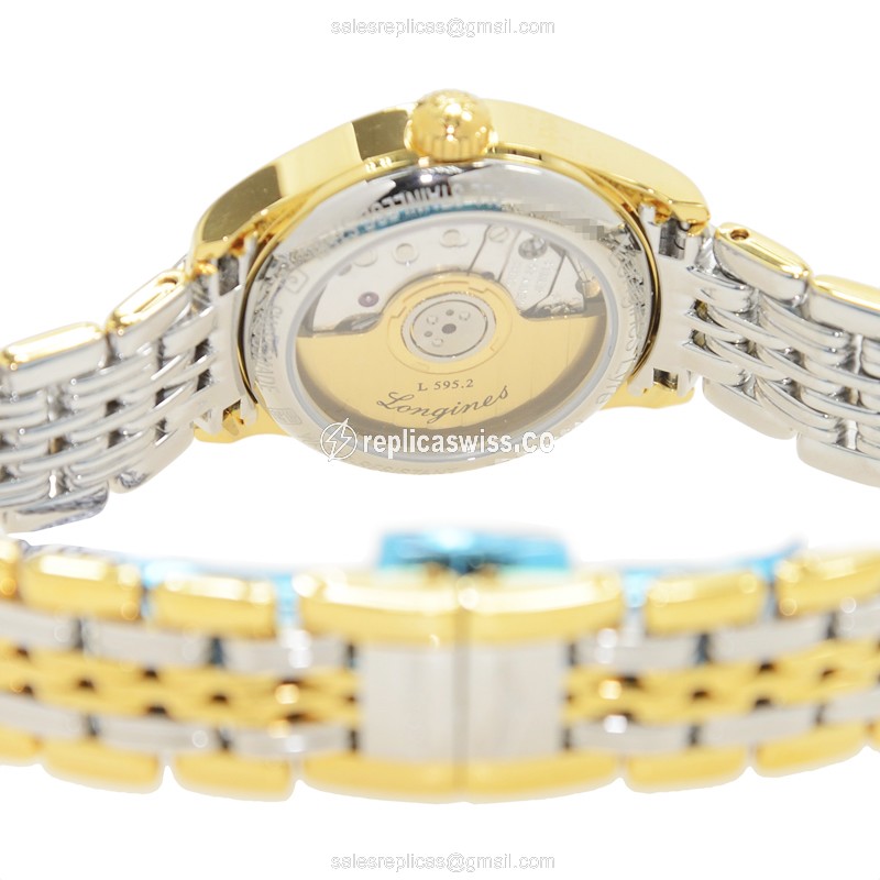 Longines Lyre Replica - Gold PVD - Automatic - Gold Case - Gold Strap - View 4