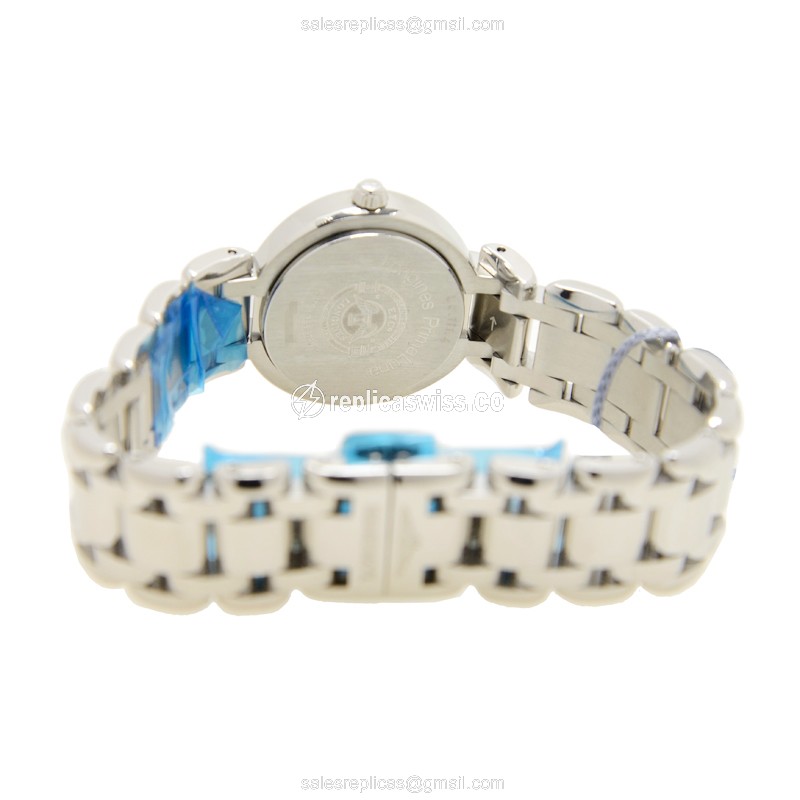 Longines Prima Luna Replica - Automatic - White Dial - Silver Steel Clasp - View 4
