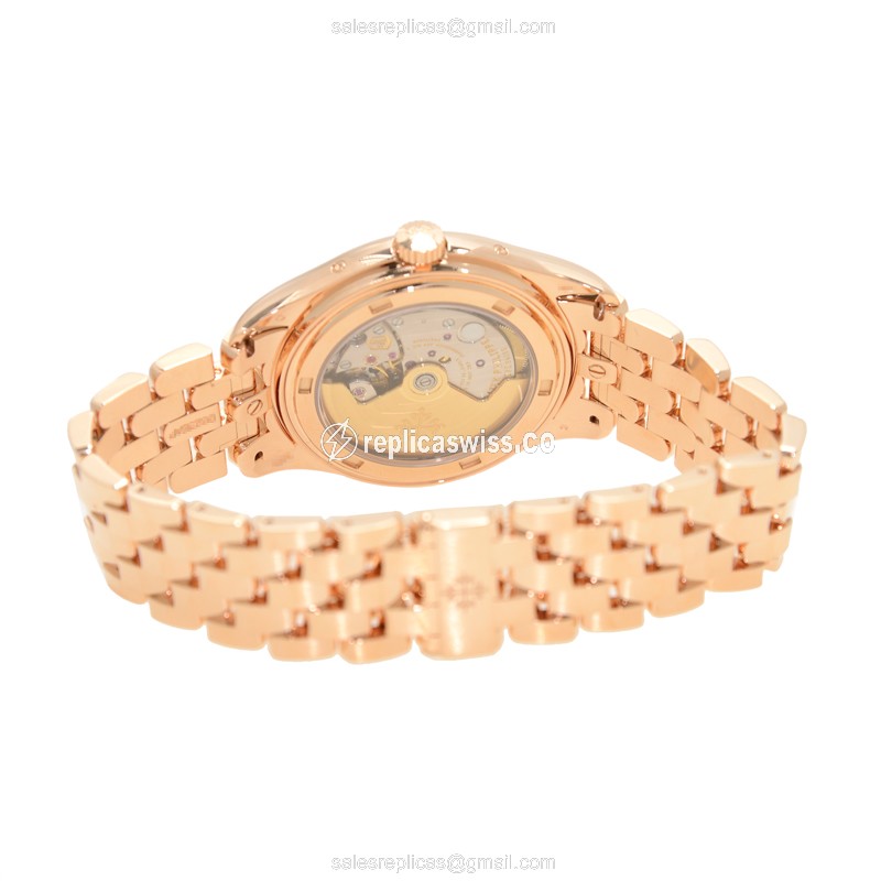 Patek Philippe 5146/1R-001 Complications - Automatic - 18kt Rose Gold - White Dial - View 4