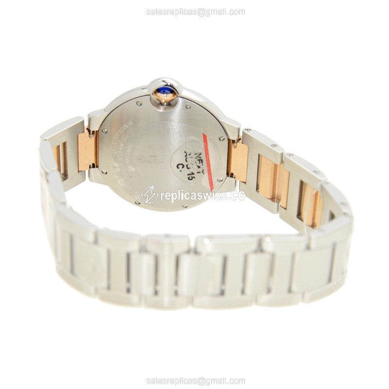 Cartier Ballon Bleu Replica - Automatic - Steel - Pink Dial - View 4