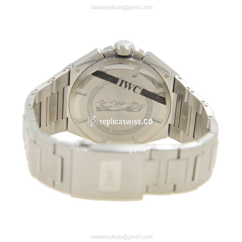 IWC Ingenieur Replica - Automatic - Stainless Steel - Gray Dial - Silver Clasp - Sapphire Crystal - View 4