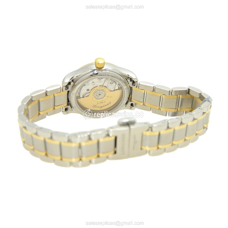 Rolex L2.128.5.78.7 Replica - Automatic - Gold & Steel Case - Silver Dial - View 4