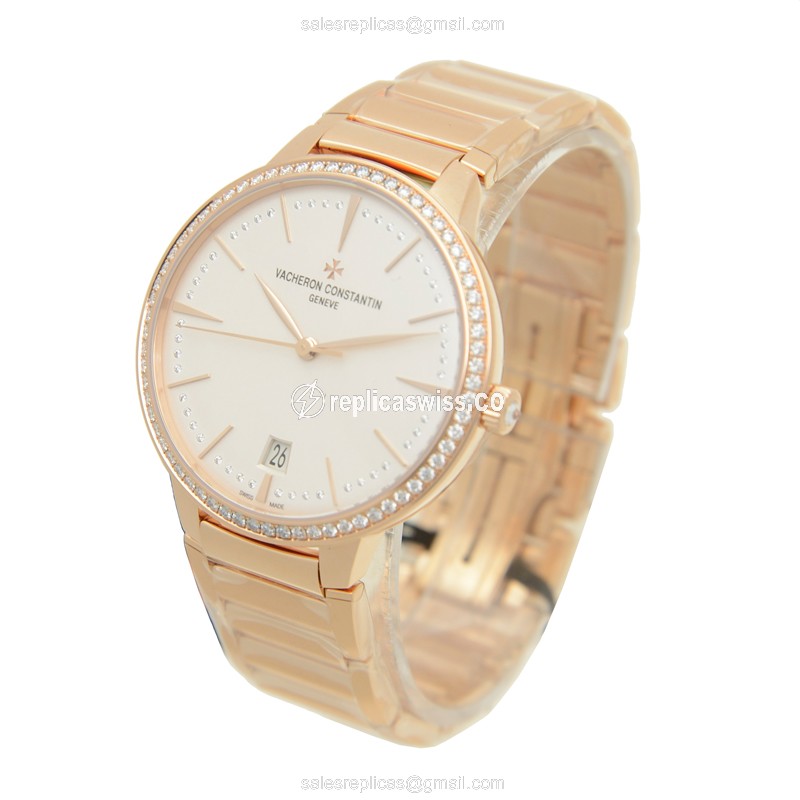 Vacheron Constantin Traditionnelle Replica Automatic Gold - View 3